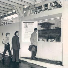 New Head Office Building - June 1960-January 1963 - Viewing bay near western end of Martin Place frontage - 14 December 1961