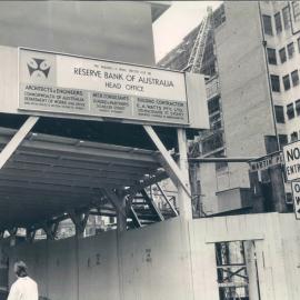 New Head Office Building - June 1960-January 1963 - View from corner of Martin Place and Phillip Street - 15 December 1961