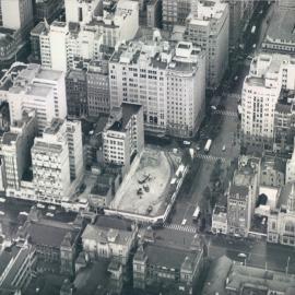 New Head Office Building - June 1960-January 1963 - Aerial view of site as at 17 January 1961