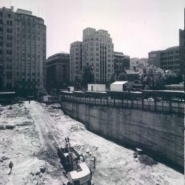 New Head Office Building - June 1960-January 1963 - Excavation as at 23 December 1960