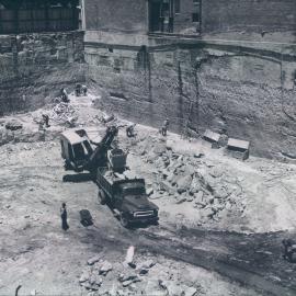 New Head Office Building - June 1960-January 1963 - Excavation as at 23 December 1960