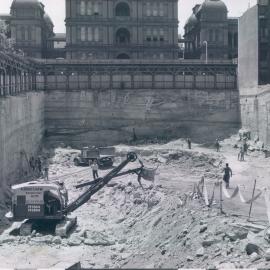 New Head Office Building - June 1960-January 1963 - Excavation as at 23 December 1960