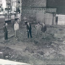 New Head Office Building - June 1960-January 1963 - Mr Wright, Mr Andrew, Mr Tate, Mr Jardine, Mr Phillips - 24 July 1960