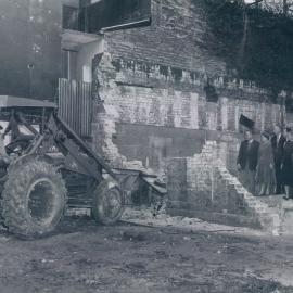 New Head Office Building - June 1960-January 1963 - Commencement of demolition - Mr & Mrs Phillips, Mr AC McPherson, Mr & Mrs Tate, Mr Wright - 24 July 1960