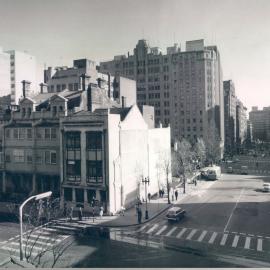 New Head Office Building - June 1960-January 1963 - Bank site on corner of Macquarie Street, Martin Place and Phillip Street - c.1960