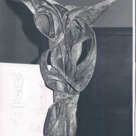 Head Office - 65 Martin Place - Sculpture, Mural & Formal Garden Competition (1959-) from file SRP-a-91 - Lyndon Dadswell, Wollahra, NSW, 2nd Prize - c.1962