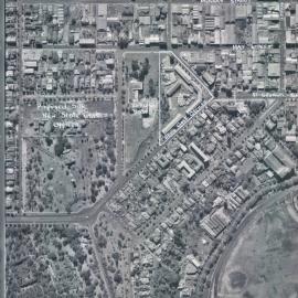 Premises - Branches - Perth - Street Scenes & Buildings - Aerial view of Central Business District - 24 April 1961
