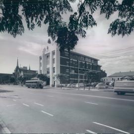 Premises - Branches - Perth - Site - View to NW Showing Irwin Street, Anzac House and site - October 1961