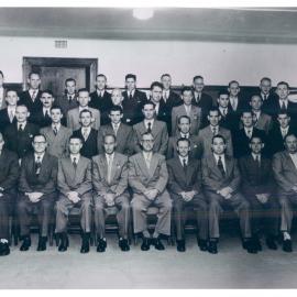 Staff - Training - Course No. 30, 21 April 1954 - Kirribilli including NJ Brady - 21 April 1954