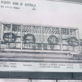 Premises - Branches - Canberra - RBA - Perspective of Completed Building - February 1964