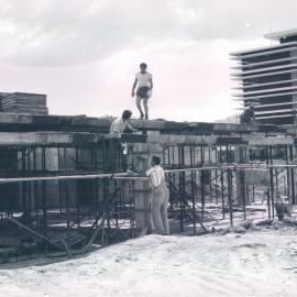 Premises - Branches - Canberra - RBA - First floor form work from North-East - January 1964