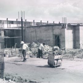 Premises - Branches - Canberra - RBA - Site from North-West - Strongroom on Right - January 1964