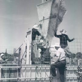 Premises - Branches - Canberra - RBA - Strong Room - Pouring Cement - November 1963