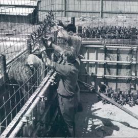 Premises - Branches - Canberra - RBA - Strong Room Positioning Tang Bars - November 1963