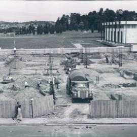 Premises - Branches - Canberra - RBA - Elevated View of Site from West - November 1963