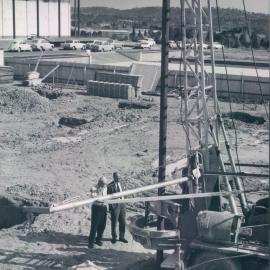 Premises - Branches - Canberra - RBA - Drilling Shaft under lift well - October 1963
