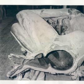 Premises - Branches - Canberra - RBA - Sculpture - Progress on 'Maquette' (copy d) - May 1967