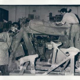 Premises - Branches - Canberra - RBA - Sculpture - Progress on 'Maquette' (copy b) - May 1967