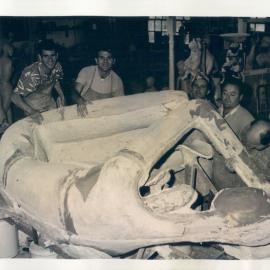Premises - Branches - Canberra - RBA - Sculpture - Progress on Maquette (copy f) - May 1967