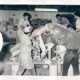 Premises - Branches - Canberra - RBA - Sculpture - Progress on Maquette (copy d) - May 1967