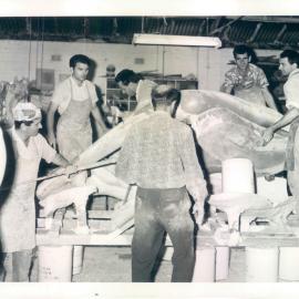 Premises - Branches - Canberra - RBA - Sculpture - Progress on Maquette (copy a) - May 1967