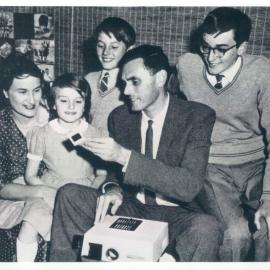 Staff - Individual Officers - David Davidson & Family - July 1964