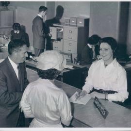 The Bank at Work - Sydney Office 1960 - Banking Chamber, Customer Service (copy d) - 1960