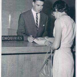 The Bank at Work - Sydney Office 1960 - Banking Chamber, Customer Service (copy a) - 1960