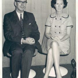 Visitors to Head Office - Mr and Mrs Hollom, Bank of England - November 1971 (copy c)