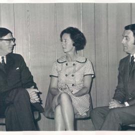 Visitors to Head Office - Mr and Mrs Hollom, Bank of England - November 1971