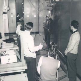 Archives Repository - Head Office, corner Pitt Street and Martin Place, making of Brownbuilt film (view iv) - c.1961