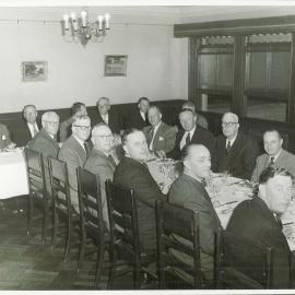 Staff - Social Functions - Farewell dinner to FO Walters at University Club, Sydney (copy c) - 15 April 1955