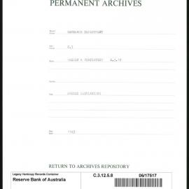 Research Department - Prices & Statistics - Investment and Miscellaneous - Prices Regulations - 1943