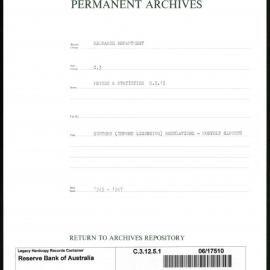 Research Department - Prices & Statistics - Investment and Miscellaneous - Customs (Import Licensing) Regulations - Monthly Reports - 1943 - 1947