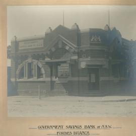 Government Savings Bank of New South Wales - Forbes Branch (Oversize copy a) - c.1909-1931