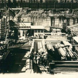 Government Savings Bank of N.S.W. - Head Office - 48-50 Martin Place - Construction - 15 May 1925 (plate 517)