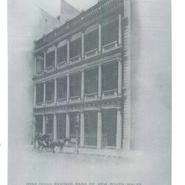 Premises - Savings Bank of NSW - Head Office - Barrack St - Architectural drawing of Proposed Head Office - c. early 1900s