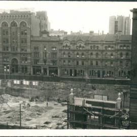 Premises - Government Savings Bank of NSW - 48-50 Martin Place - Construction - excavation - 1924