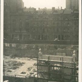 Premises - Government Savings Bank of NSW - 48-50 Martin Place - Construction - excavation and erection of sign - 1924