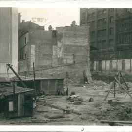 Premises - Government Savings Bank of NSW - Head Office 48-50 Martin Place - Construction - Excavation of site - 1924