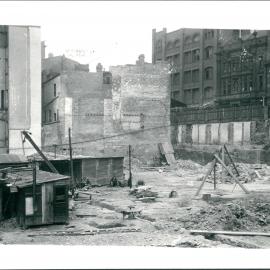 Premises - Government Savings Bank of NSW - Head Office 48-50 Martin Place - Construction - Excavation of site - 1924
