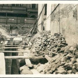 Premises - Government Savings Bank of NSW - Head Office 48-50 Martin Place - Construction - Drainage channel along Northern Boundary - 10 September 1924