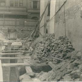 Premises - Government Savings Bank of NSW - Head Office 48-50 Martin Place - Construction - Drainage channel along Northern Boundary - 10 September 1924