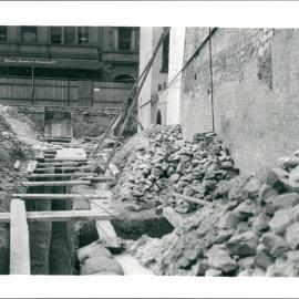 Premises - Government Savings Bank of NSW - Head Office 48-50 Martin Place - Construction - Drainage channel along Northern Boundary - 10 September 1924