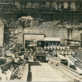 Premises - Government Savings Bank of NSW - Head Office 48-50 Martin Place - Construction - (view 1) - 20 April 1925