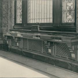 Premises - Government Savings Bank of NSW - Head Office 48-50 Martin Place - Interior - Banking Chamber (Depositors Desk) upon completion - 1928