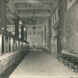 Premises - Government Savings Bank of NSW - Head Office 48-50 Martin Place - Interior - Banking Chamber (northern aspect) - 1928
