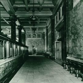 Premises - Government Savings Bank of NSW - Head Office 48-50 Martin Place - Interior - Banking Chamber (northern aspect) - 1928