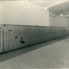 Premises - Government Savings Bank of NSW - Head Office 48-50 Martin Place - Interior - Safe Deposit Vaults, Southern Wall - 1928
