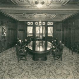 Premises - Government Savings Bank of NSW - Head Office 48-50 Martin Place - Interior - Boardroom Table - 1928